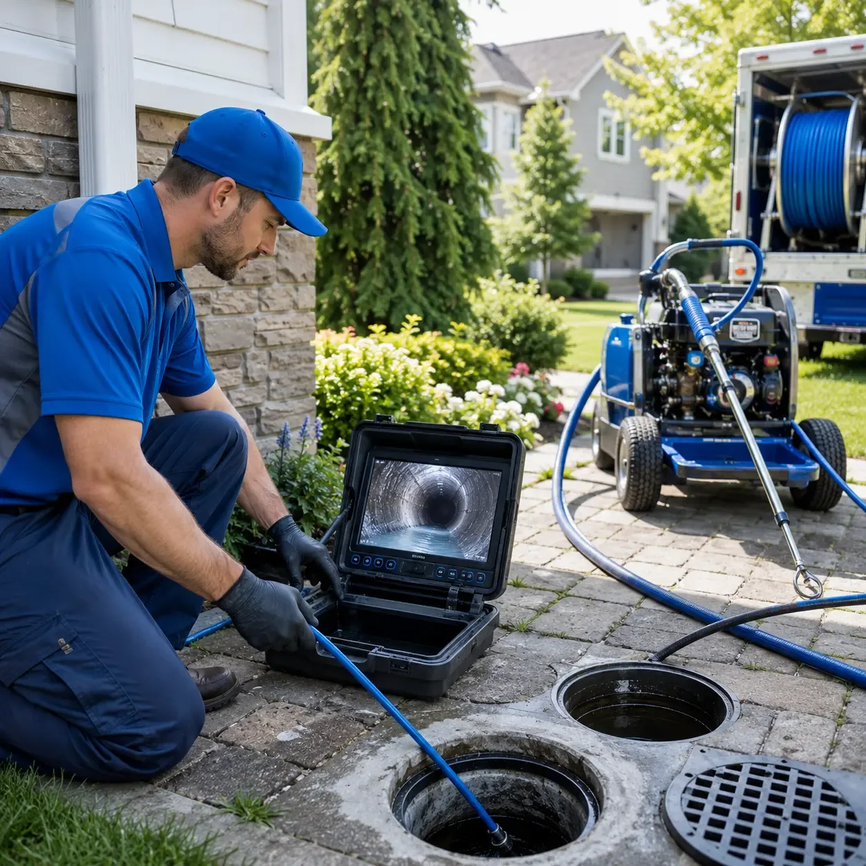 Outdoor drain cleaning professionals serving Greenfield, IA